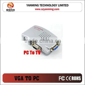 Video Conversion VGA to PC Monitor VGA Converter Adapter thumbnail-1