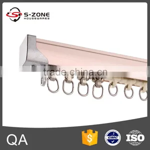 Golden Plastic Runner Curtain Track Made in China thumbnail-4