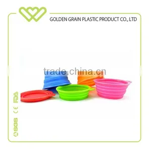 Resistant Colourful Foldable Plastic Dog Cat Pet Bowl thumbnail-1