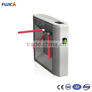 Factory Price Rfid Access Control Turnstile, Electric Semi Automatic Tripod Turnstile With RFID Automatic Access Control thumbnail-1