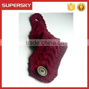 V-67 Warming Crochet Knitted Cosy Sleeve Cup Mug Sweater thumbnail-4
