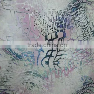 100% Polyester Digital Printed Satin Fabric thumbnail-1