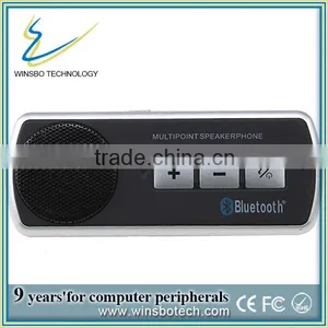 Hot Sales Cheap Handsfree Bluetooth Car Kit Hands Free Bluetooth Speaker Fixed on Sun Visor Clip Car Electronics Speakerphone thumbnail-1