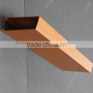 Chemical Preservation Metal Suspended Ceiling Panel With Wood Grain Color U Section Aluminum Screen Ceiling thumbnail-4