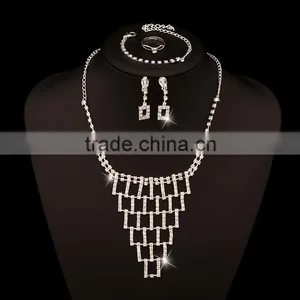2016 Trendy Design Shining Luxury Bridal Jewelry Wedding Jewelry Set thumbnail-2