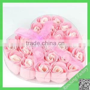 Handmade Rose Soap Bath Soap, Classic White Soap thumbnail-1