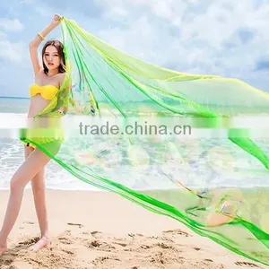 Sexy Women Lady Chiffon Scarves Bikini Swimwear Sun Dress Beach Scarf Veil Wrap thumbnail-1