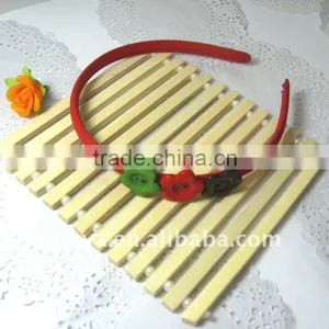 Fastener Bright Red Hairband MY5-1 thumbnail-1