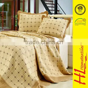 HLHT Competitive Price Polyester Microfiber Filling Patchwork Bedspreads thumbnail-1