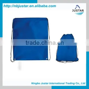 Promotional Custom Cheap Waterproof Polyester Fabric High Quality Drawstring Backpack Custom thumbnail-2