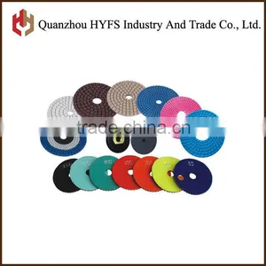 80,100,125mm Wet Polishing Pads for Concrete, Granite, Marble With Anger Grinder thumbnail-5