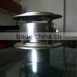 CE Terracotta Chimney Cowl Clay Chimney Cap Stainless Steel Rain Cap Fireplace and Stove Top Flue Pipe Fittings Flue Kits thumbnail-3
