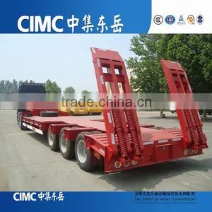 CIMC 60 Ton Low Bed Truck Semi Trailer thumbnail-6