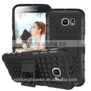 High Quality 2 in 1 PC + TPU Heavy Duty Shockproof Case Cover For Samsung S6 thumbnail-5