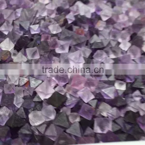 Purple Color Rough Fluorite Quartz Tumble Stone thumbnail-1
