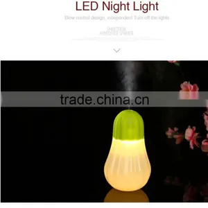 350ml Ultrasonic Mini Cool Mist Humidifier With Led Nightlight for Hot Summer thumbnail-3