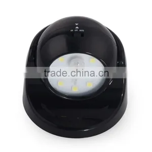 360 Degree Rotation Wireless Indoor Outdoor Wall Porch LED Motion Sensor Light thumbnail-3