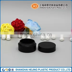 Factory Wholesale 3g Cosmetic Matt Black Plastic Jar thumbnail-1