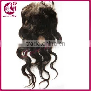 New Arrival Whole Sale 6A Grade Lace Closure Factory Price Soft Lace 100% Virgin Human Body Wave Lace Closure thumbnail-1
