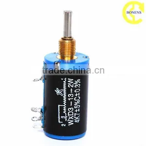 WXD3-13 2w 10 Turns 10k B103 Wirewound Potentiometer thumbnail-1