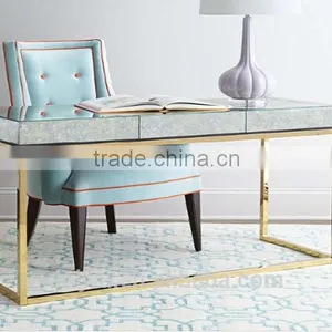 Latest Modern Wooden Executive Office Desk Side Table Design thumbnail-1