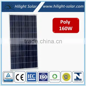 High Efficiency Solar Panel Chinese Panels Solar , 12v 160w Poly Solar Panel in China With CE, CEC, TUV, IEC, ISO Certificates thumbnail-1
