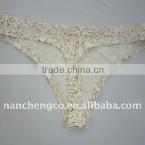 Wholesale Latest Design Pink Sexy Woman Thong thumbnail-2
