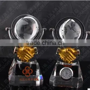 Crystal Clock for Business Gift thumbnail-3