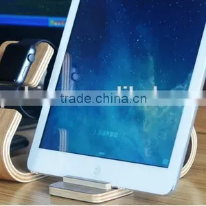 Wholesale for Ipad Iphone 6 Wood Stand Charging Stand Holder Multi-function, for Apple Watch Wooden Stand thumbnail-1