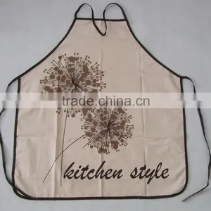 Silk Screen Pigment Printing Cotton Bib Apron With Letter Design thumbnail-4