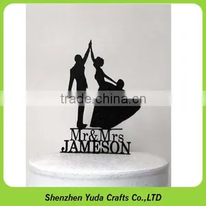 The Bride and Groom Wedding Cake Topper Display Personalized Cake Topper thumbnail-1