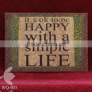Wooden Vintage Style Sign - Wall Decoration WQ-003 thumbnail-1
