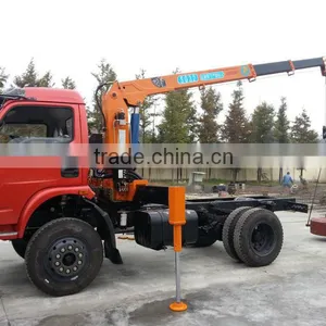 Mini Telescopic Crane on Truck, SQ3.2S3, Truck Mounted Crane With Hydraulic Boom thumbnail-1