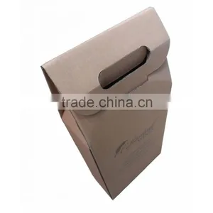 China Wholesale Eco Friendly Brown Kraft Gift Box for Wine thumbnail-2