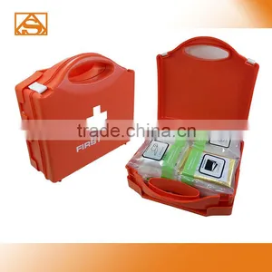 Red Plastic First Aid Kit Box Din13169 thumbnail-1