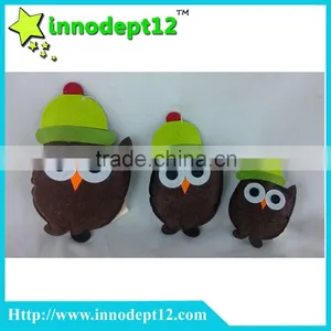 2016 Custom Key Chain, Non-woven Owl Decorative Hanging Chain thumbnail-2