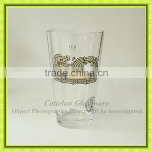 Elegant and Cheap Beer Glass Tumbler,water Glass Cup for Brand Promotion,stocked. thumbnail-1