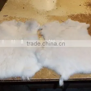 Tanned Rabbit Fur Skin, Dyed Color thumbnail-1