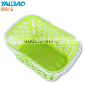 Hot Selling Cheap Plastic Shopping Basket With Handle thumbnail-1