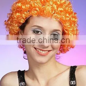 Synthetic Hair Disco Party Afro Football Fan Wigs Hair Children& Adult thumbnail-2