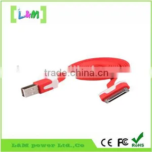 1m 2m 3m/10ft 8pin Flat Cable for IPhone 6 6s 5 5s 5c 4 5 Charge Sync Data Cable thumbnail-3