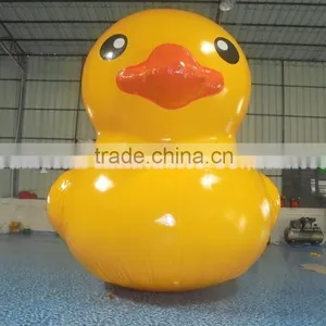 Floating Inflatable Cartoon Giant Inflatable Duck on Water Size Custom Yellow Inflatable Duck for Advertising thumbnail-2