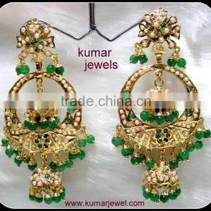 Emerald Gemstone Earrings thumbnail-1