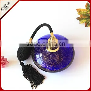 150ml High Quality New Design Hot Sale Big Capacity Blue Airbag Glass Perfume Bottle thumbnail-1
