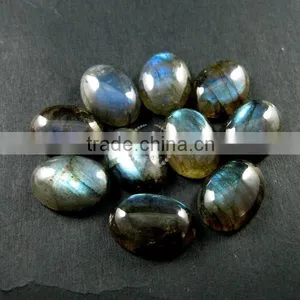 13x18mm AAA Grade Labradorite Shining Blue Oval Cabochon Special Jewelry Findings Supplies for Ring,DIY Pendant 4120057 thumbnail-1