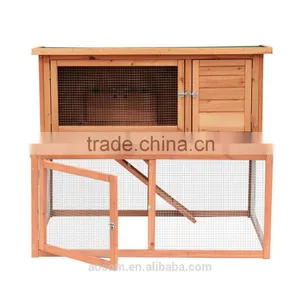 Pawhut Rabbit Chicken Hutch Coop Cage Backyard Outdoor Garden Large thumbnail-1
