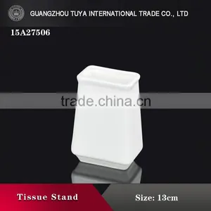 European Style Hotel White Napkin Stand thumbnail-2