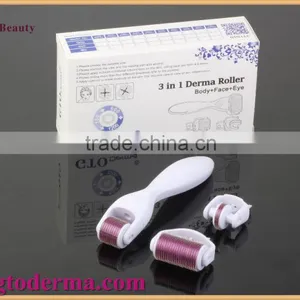 2016 Newest 3 In1 180+600+1200 Needle Derma Roller for Hair Loss Treatment thumbnail-6