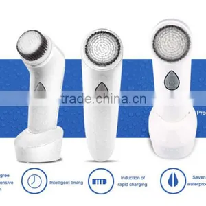 China OEM Electrical Sonic Vibrating Deep Cleaning Rapid Charging IPX7 Waterproof Face Brush thumbnail-5