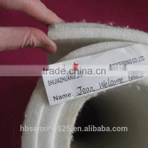Industrial Wool Felt 1500GSM Thickness 1-15MM White Color thumbnail-3